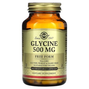 Thực phẩm chức năng Solgar Glycine 500 mg 100 Vegetable Capsules 033984013704