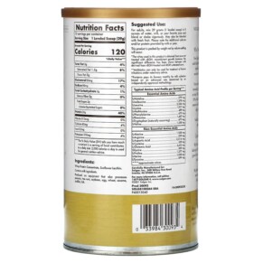 Thành phần vi chất của Solgar Grass Fed Whey To Go Protein Powder Unflavored 13.2 oz (377 g) 033984300934