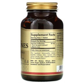 Thành phần vi chất của Solgar Isoflavones Super Concentrated 120 Tablets 033984014596