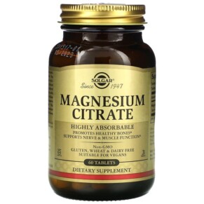 Thực phẩm chức năng Solgar Magnesium Citrate 60 Tablets 033984592049