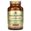 Thực phẩm chức năng Solgar Magnesium with Vitamin B6 250 Tablets 033984017214
