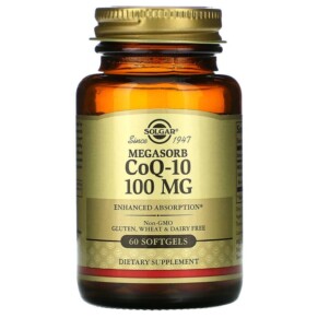 Thực phẩm chức năng Solgar Megasorb CoQ-10 100 mg 60 Softgels 033984009523