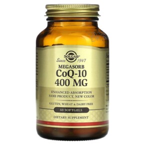 Thực phẩm chức năng Solgar Megasorb CoQ-10 400 mg 60 Softgels 033984009752