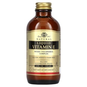 Thực phẩm chức năng Solgar Natural Liquid Vitamin E 4 fl oz (118 ml) 033984016019