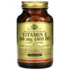 Thực phẩm chức năng Solgar Naturally Sourced Vitamin E 268 mg (400 IU) 100 Softgels 033984035416