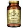 Thực phẩm chức năng Solgar No-Flush Niacin 500 mg 100 Vegetable Capsules 033984019119