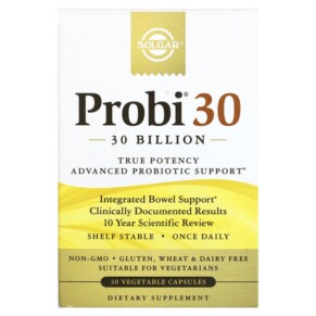 Thực phẩm chức năng Solgar Probi 30 30 Billion 30 Vegetable Capsules 033984539259