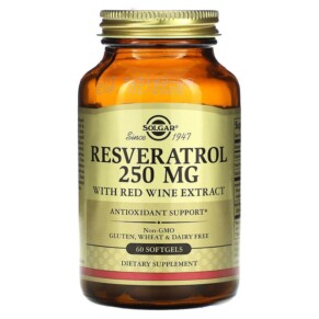 Thực phẩm chức năng Solgar Resveratrol 250 mg 60 Softgels 033984024847