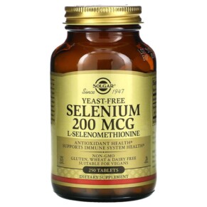 Thực phẩm chức năng Solgar Selenium Yeast-Free 200 mcg 250 Tablets 033984025585