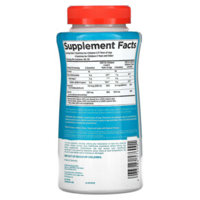 Thành phần vi chất của Solgar U-Cubes Children's Calcium With D3 Strawberry 120 Gummies 033984576001