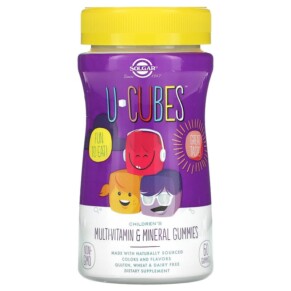Thực phẩm chức năng Solgar U-Cubes Children's Multi-Vitamin & Mineral Gummies Cherry & Orange 60 Gummies 033984525504
