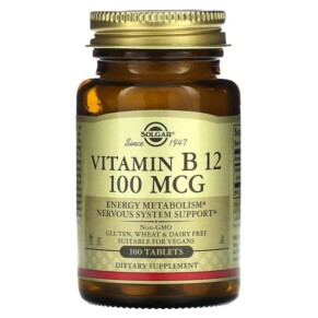 Thực phẩm chức năng Solgar Vitamin B12 100 mcg 100 Tablets 033984031807