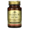 Thực phẩm chức năng Solgar Vitamin B2 (Riboflavin) 100 mg 100 Vegetable Capsules 033984030503