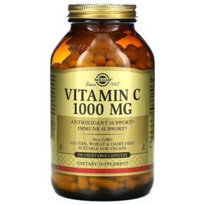 Thực phẩm chức năng Solgar Vitamin C 1.000 mg 250 Vegetable Capsules 033984032811
