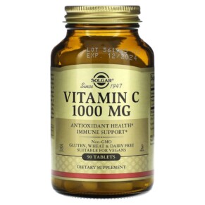 Thực phẩm chức năng Solgar Vitamin C 1.000 mg 90 Tablets 033984032750