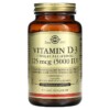Thực phẩm chức năng Solgar Vitamin D3 (Cholecalciferol) 125 mcg (5.000 IU) 240 Vegetable Capsules 033984033146