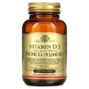 Thực phẩm chức năng Solgar Vitamin D3 (Cholecalciferol) 250 mcg (10.000 IU) 120 Softgels 033984358720