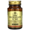 Thực phẩm chức năng Solgar Zinc Picolinate 100 Tablets 033984037250