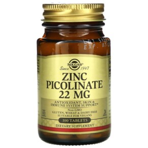 Thực phẩm chức năng Solgar Zinc Picolinate 100 Tablets 033984037250