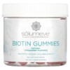 Thực phẩm chức năng Solumeve Biotin Gummies Gelatin Free Strawberry Flavor 100 Vegetarian Gummies 898220014460