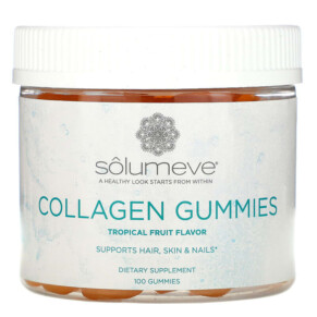 Thực phẩm chức năng Solumeve Collagen Gummies Gelatin Free Tropical Fruit Flavor 100 Gummies 898220014477
