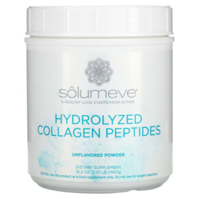 Thực phẩm chức năng Solumeve Hydrolyzed Collagen Peptides Unflavored Powder 16 oz (1 lb) 460 g 898220018260