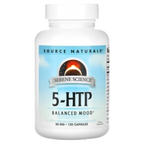 Thực phẩm chức năng Source Naturals 5-HTP 50 mg 120 Capsules 021078017028