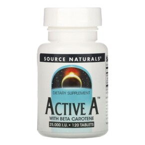 Thực phẩm chức năng Source Naturals Active A 25.000 IU 120 Tablets 021078008255