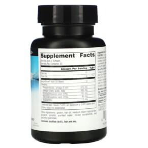 Thành phần vi chất của Source Naturals ArcticPure Krill Oil 500 mg 60 Softgels 021078021650