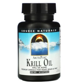 Thực phẩm chức năng Source Naturals ArcticPure Krill Oil 500 mg 60 Softgels 021078021650