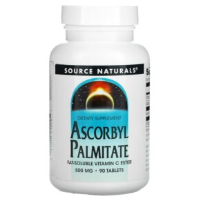 Thực phẩm chức năng Source Naturals Ascorbyl Palmitate 500 mg 90 Tablets 021078013761