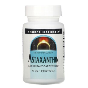 Thực phẩm chức năng Source Naturals Astaxanthin 12 mg 60 Softgels 021078026891