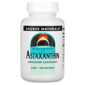 Thực phẩm chức năng Source Naturals Astaxanthin 2 mg 120 Softgels 021078019565
