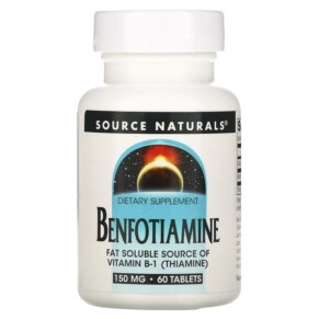 Thực phẩm chức năng Source Naturals Benfotiamine 150 mg 60 Tablets 021078019060