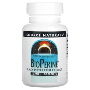 Thực phẩm chức năng Source Naturals BioPerine 10 mg 120 Tablets 021078006442