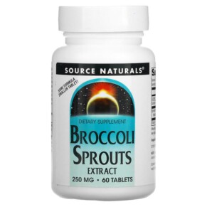 Thực phẩm chức năng Source Naturals Broccoli Sprouts Extract 250 mg 60 Tablets 021078011040