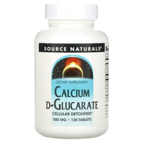 Thực phẩm chức năng Source Naturals Calcium D-Glucarate 500 mg 120 Tablets 021078008712