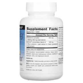 Thành phần vi chất của Source Naturals Cholesterol Rescue 60 Tablets 021078017813