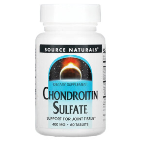 Thực phẩm chức năng Source Naturals Chondroitin Sulfate 400 mg 60 Tablets 021078006978