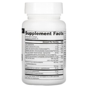 Thành phần vi chất của Source Naturals Coenzymate B Complex Peppermint 60 Lozenges 021078009436
