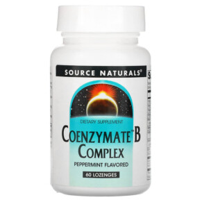 Thực phẩm chức năng Source Naturals Coenzymate B Complex Peppermint 60 Lozenges 021078009436
