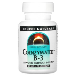 Thực phẩm chức năng Source Naturals Coenzymated B-3 25 mg 60 Lozenges 021078009375