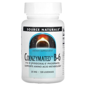 Thực phẩm chức năng Source Naturals Coenzymated B-6 25 mg 120 Lozenges 021078002673