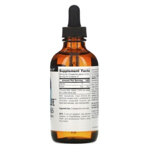 Thành phần vi chất của Source Naturals ColloidaLife Trace Minerals 4 fl oz (118.28 ml) 021078003533