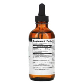 Thành phần vi chất của Source Naturals ColloidaLife Trace Minerals Fruit Flavor 4 fl oz (118.28 ml) 021078005292