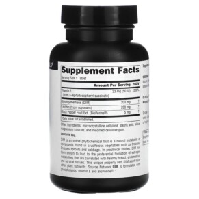 Thành phần vi chất của Source Naturals DIM 200 mg 60 Tablets 021078025894