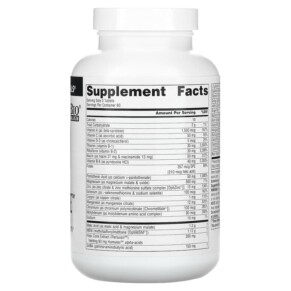 Thành phần vi chất của Source Naturals Fibro-Response 180 Tablets 021078012184