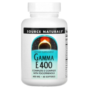 Thực phẩm chức năng Source Naturals Gamma E 400 Complete E Complex with Tocotrienols 400 mg 60 Softgels 021078016984