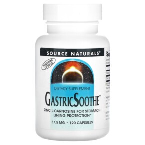 Thực phẩm chức năng Source Naturals GastricSoothe 37.5 mg 120 Capsules 021078022978