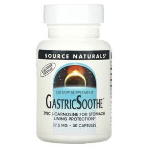 Thực phẩm chức năng Source Naturals GastricSoothe 37.5 mg 30 Capsules 021078022954